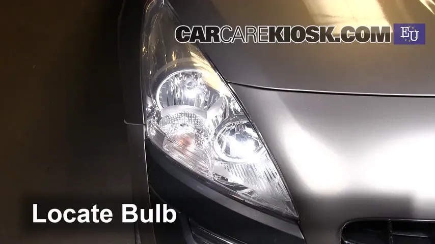 2011 Peugeot 3008 HDi Sport 1.6L 4 Cyl. Turbo Diesel Éclairage Feux de route (remplacer l'ampoule)